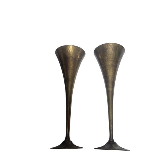 VINTAGE EUC 2 TALL BRASS 10